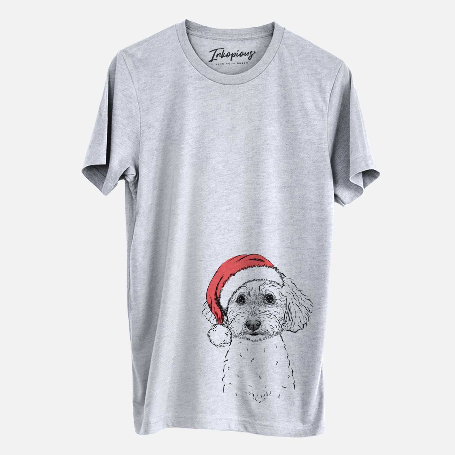 Santa Stitch the Bichonpoo - Unisex Crewneck