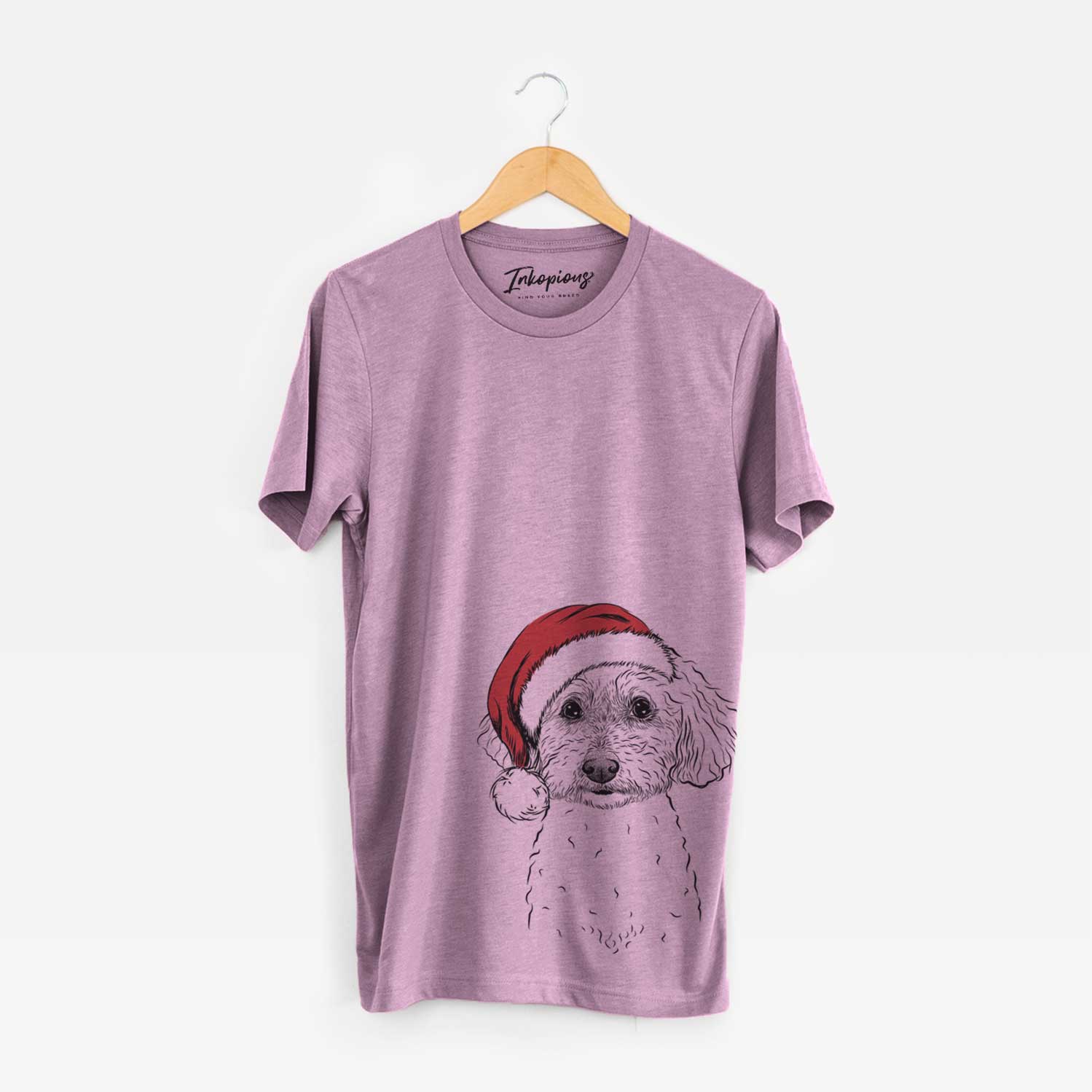 Santa Stitch the Bichonpoo - Unisex Crewneck