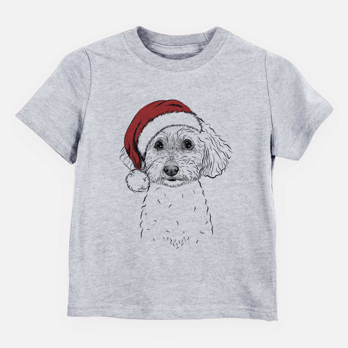 Santa Stitch the Bichonpoo - Kids/Youth/Toddler Shirt