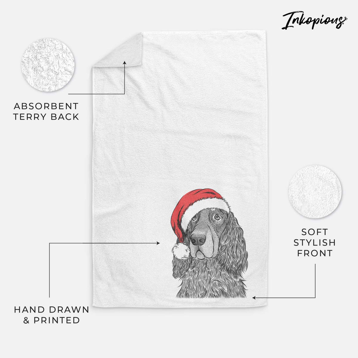 Stormy the Gordon Setter Decorative Hand Towel