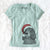 Santa Stormy the Gordon Setter - Women's V-neck Shirt