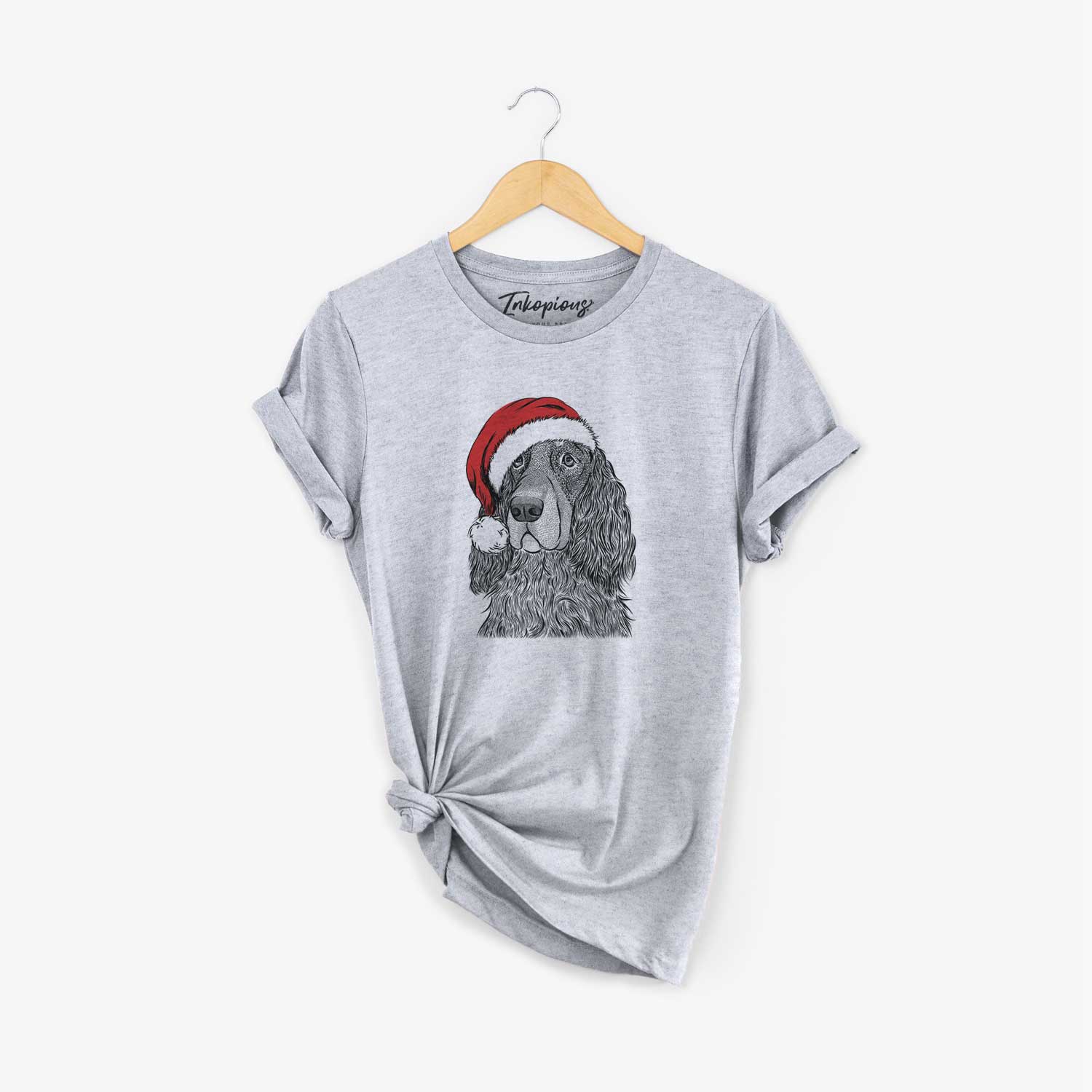 Santa Stormy the Gordon Setter - Unisex Crewneck