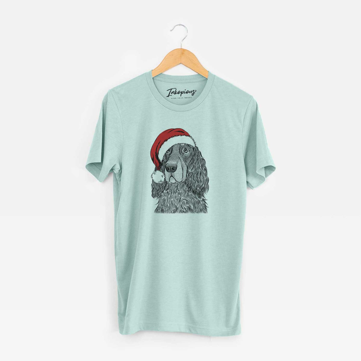 Santa Stormy the Gordon Setter - Unisex Crewneck