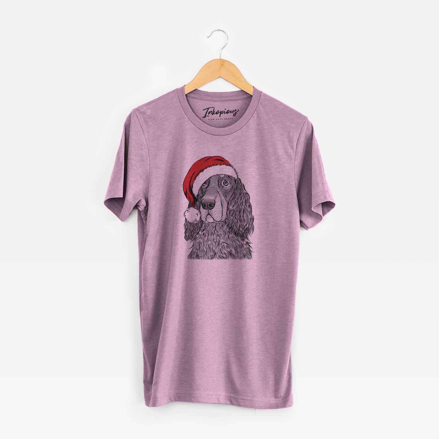 Santa Stormy the Gordon Setter - Unisex Crewneck