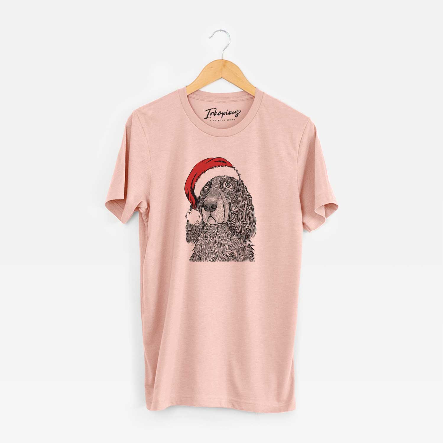 Santa Stormy the Gordon Setter - Unisex Crewneck