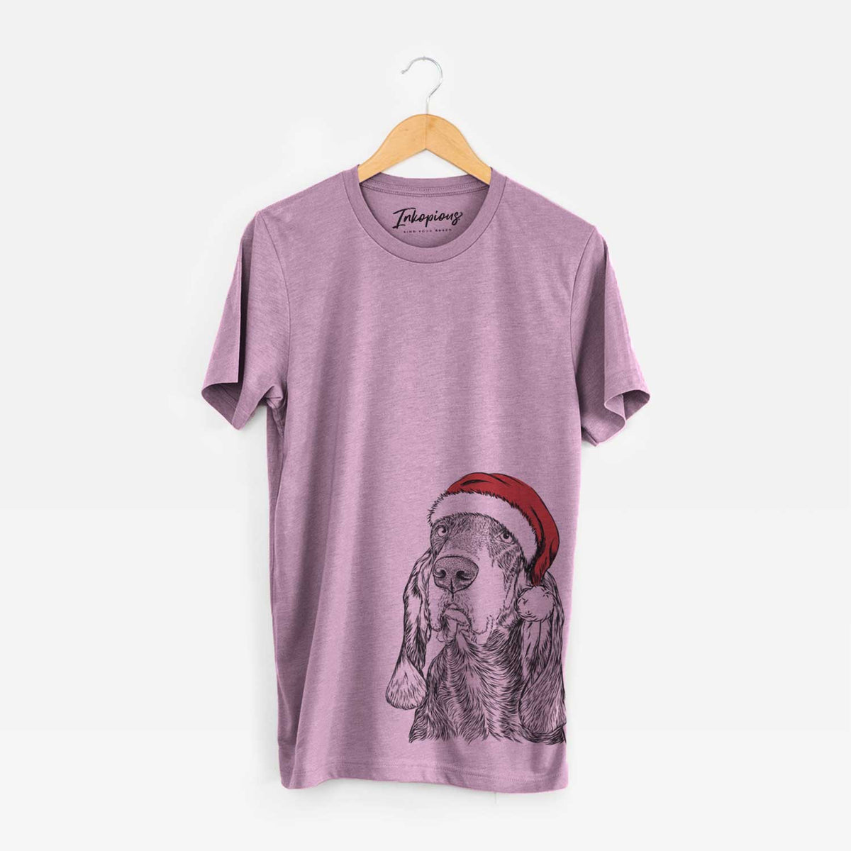 Santa Stu the Black and Tan Coonhound - Unisex Crewneck