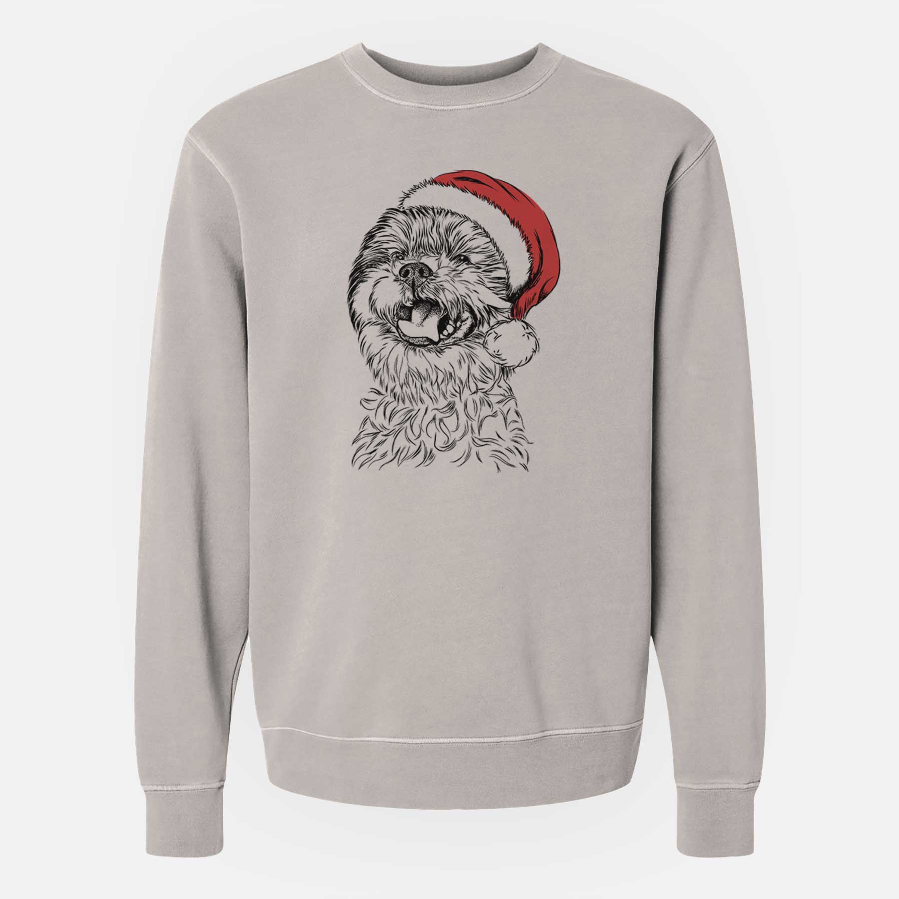 Santa Sugar the Malshi - Unisex Pigment Dyed Crew Sweatshirt