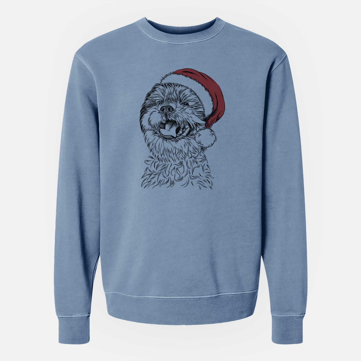 Santa Sugar the Malshi - Unisex Pigment Dyed Crew Sweatshirt