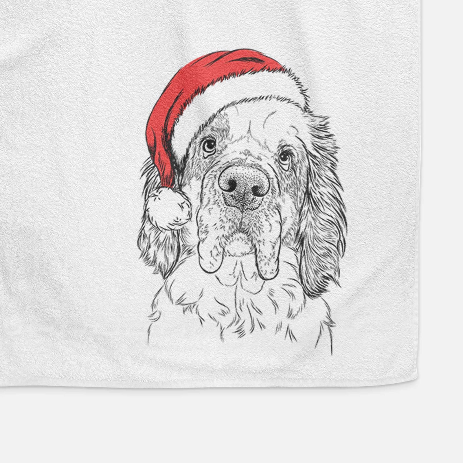 Sully the Clumber Spaniel Decorative Hand Towel