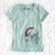 Santa Sully the Clumber Spaniel - Women's V-neck Shirt