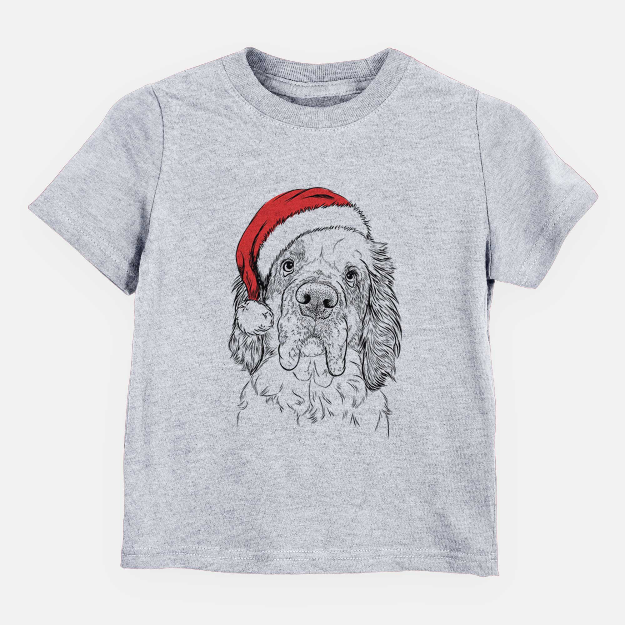 Santa Sully the Clumber Spaniel - Kids/Youth/Toddler Shirt