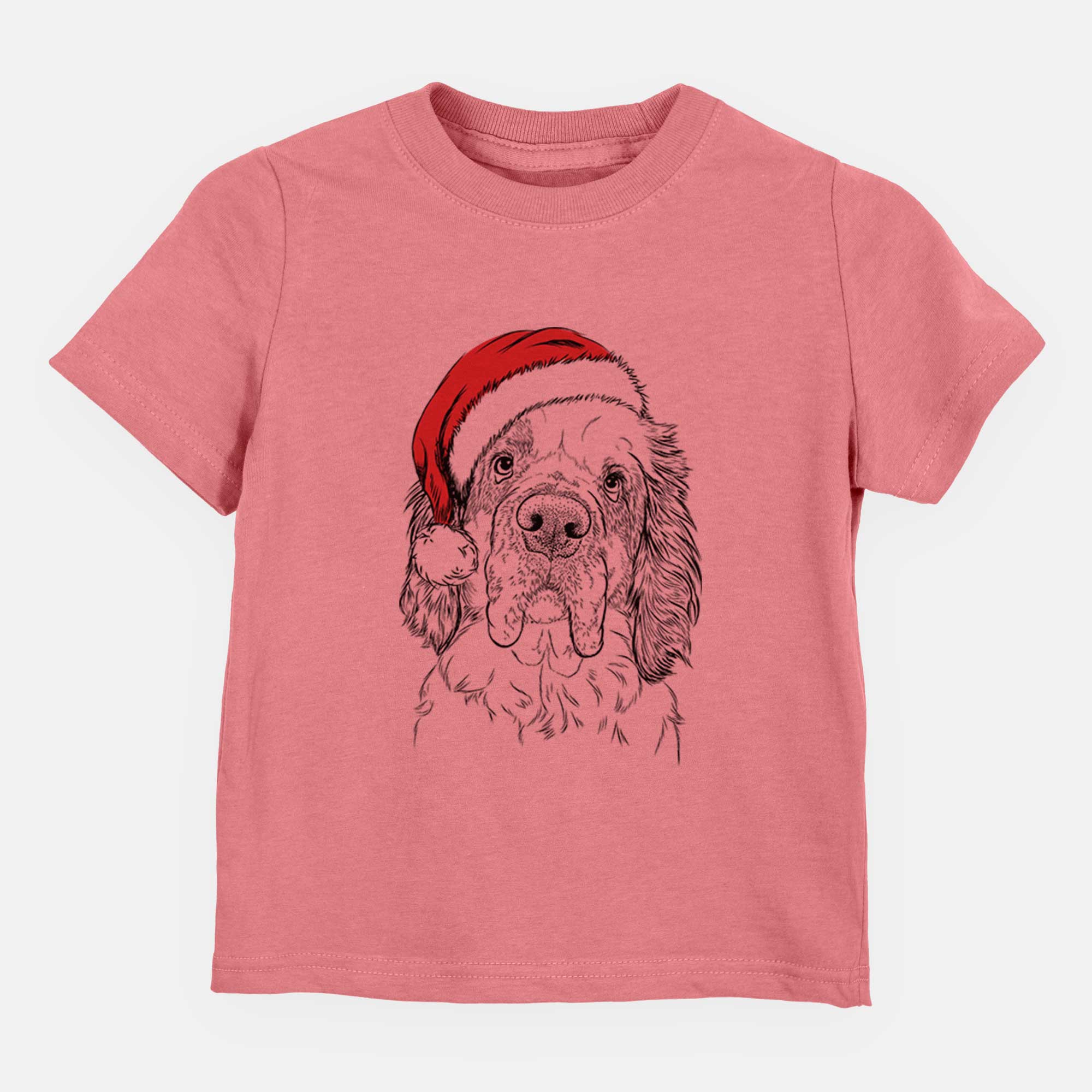 Santa Sully the Clumber Spaniel - Kids/Youth/Toddler Shirt