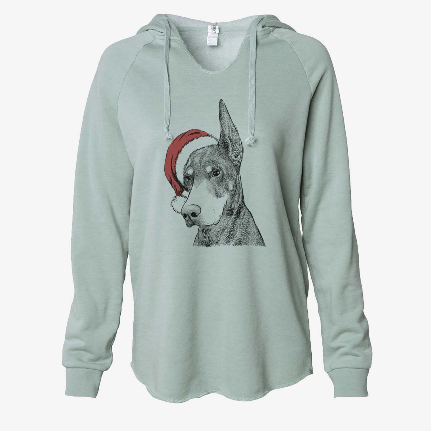 Sunny the Doberman Pinscher - Cali Wave Hooded Sweatshirt