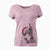 Santa Sunny the Doberman Pinscher - Women's V-neck Shirt