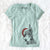 Santa Sunny the Doberman Pinscher - Women's V-neck Shirt