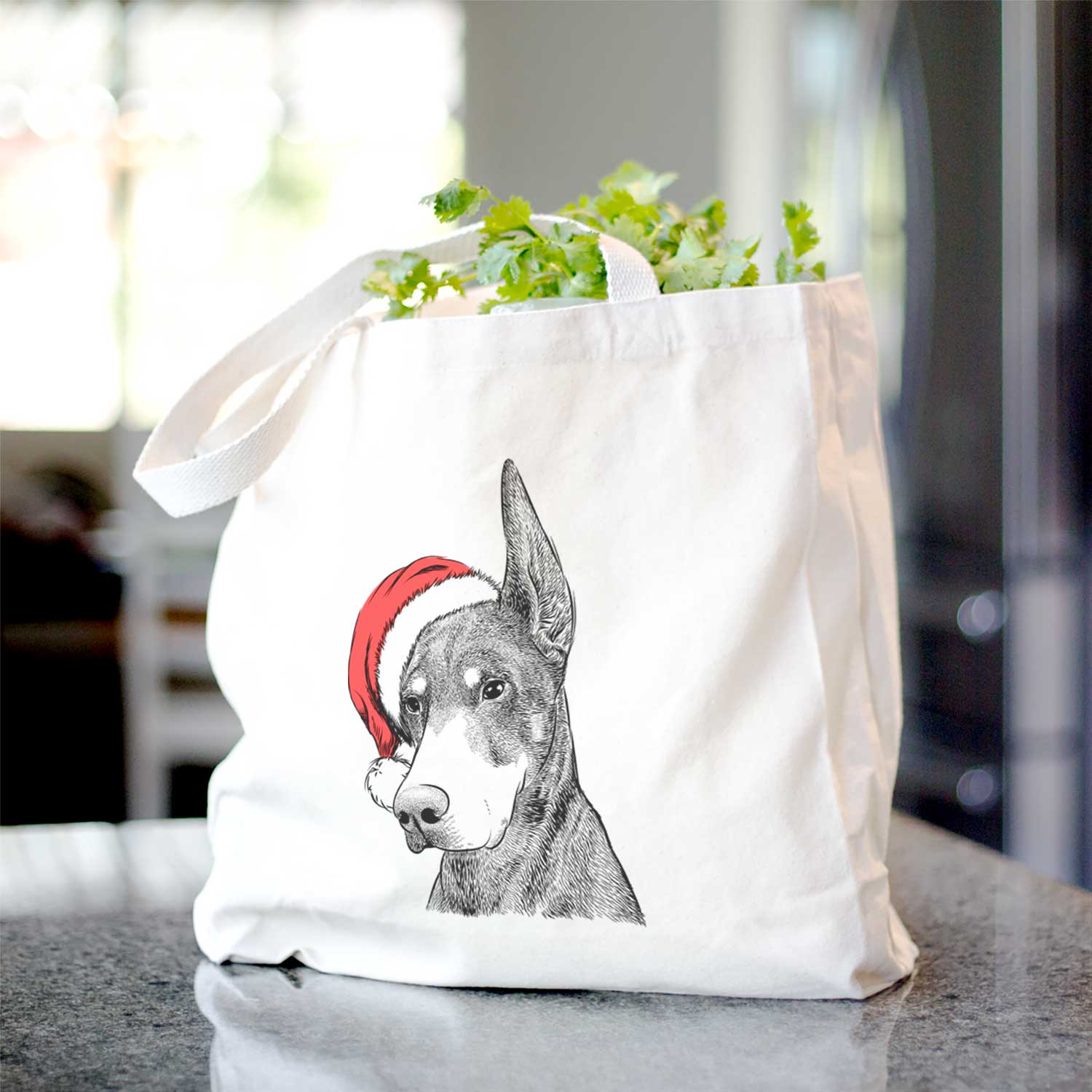 Sunny the Doberman Pinscher - Tote Bag
