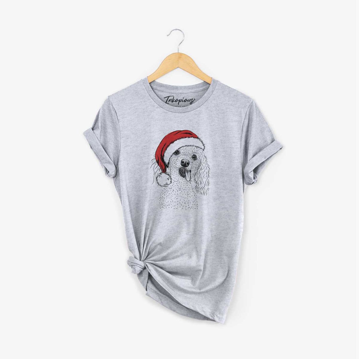 Santa Super Joey the Toy Poodle - Unisex Crewneck