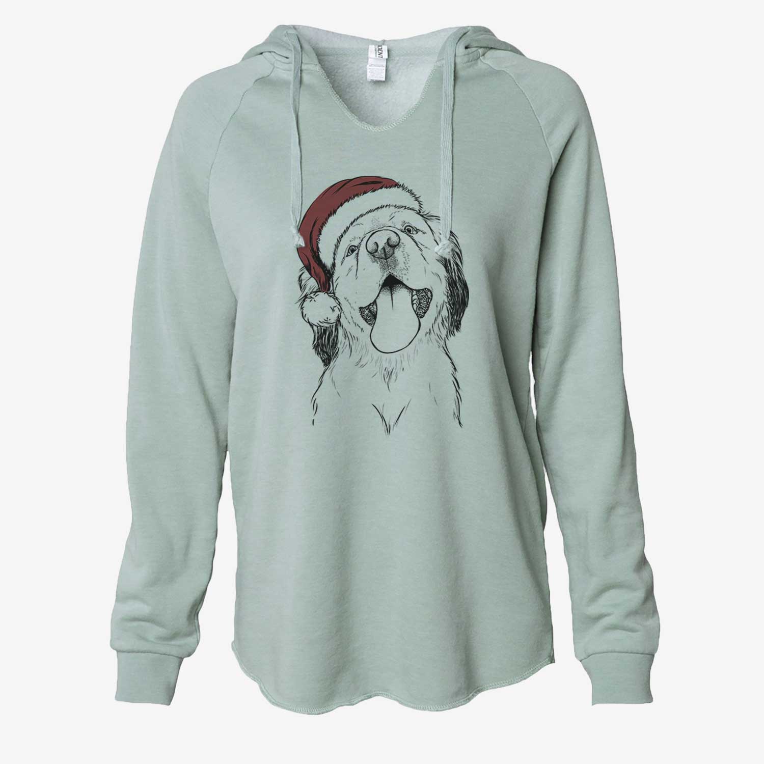 Sven the Double Merle Spaniel Aussie Mix - Cali Wave Hooded Sweatshirt