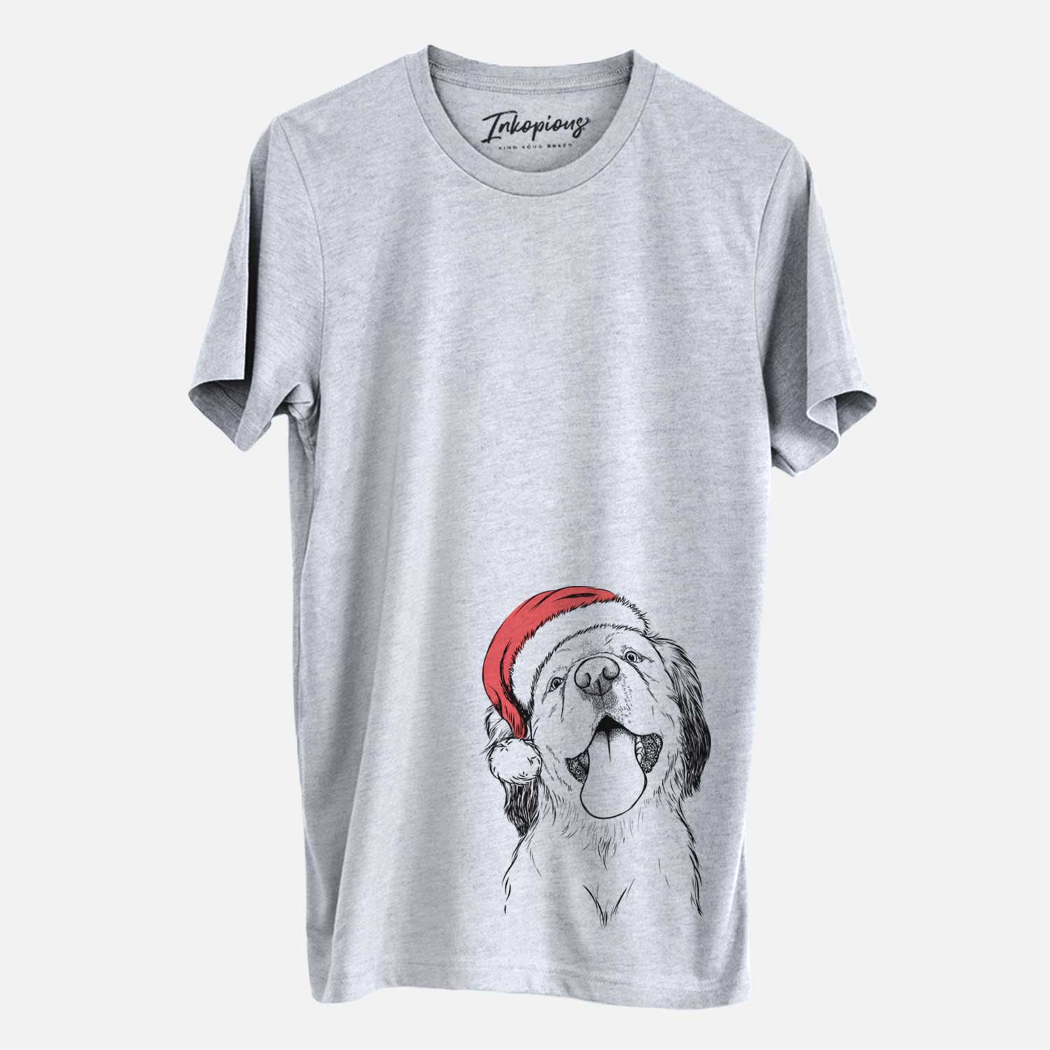 Santa Sven the Double Merle Spaniel Aussie Mix - Unisex Crewneck