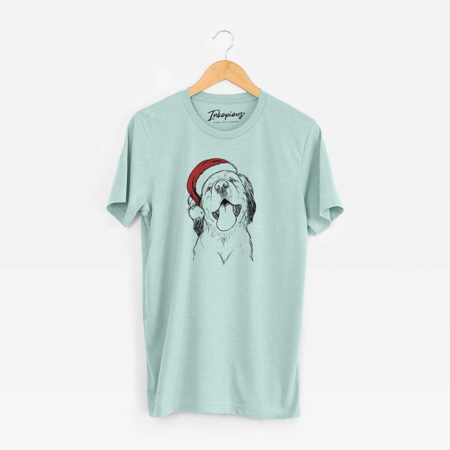 Santa Sven the Double Merle Spaniel Aussie Mix - Unisex Crewneck