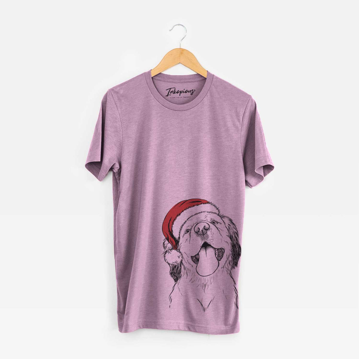 Santa Sven the Double Merle Spaniel Aussie Mix - Unisex Crewneck