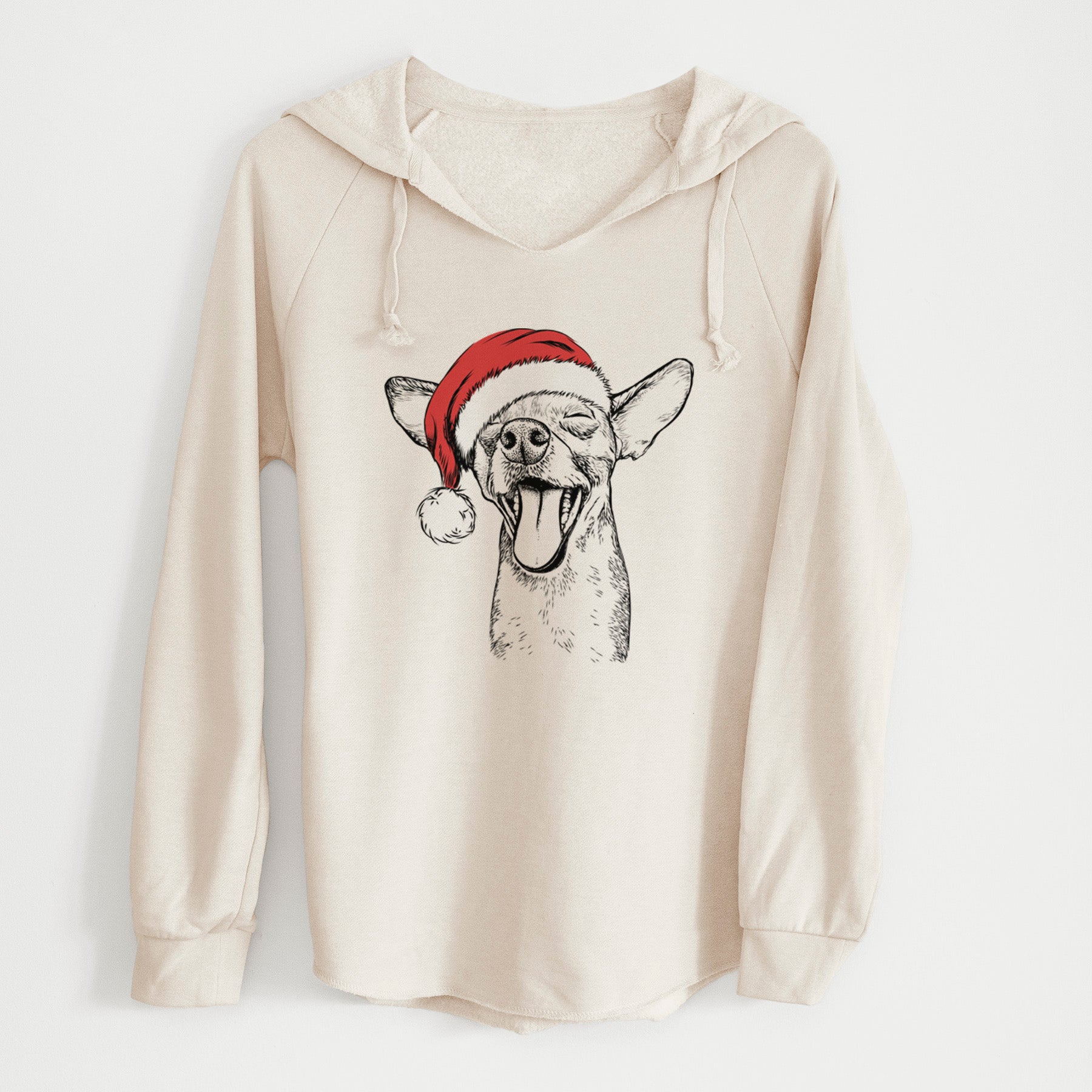 Santa SweetBailey the Chihuahua Mix - Cali Wave Hooded Sweatshirt