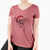 Santa SweetBailey the Chihuahua Mix - Women's V-neck Shirt