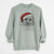 Santa Sweet George the Mixed Breed - Unisex Pigment Dyed Crew Sweatshirt