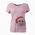 Santa Sweet George the Mixed Breed - Women's V-neck Shirt