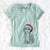 Santa Sweet Tea the Mini Doodle - Women's V-neck Shirt