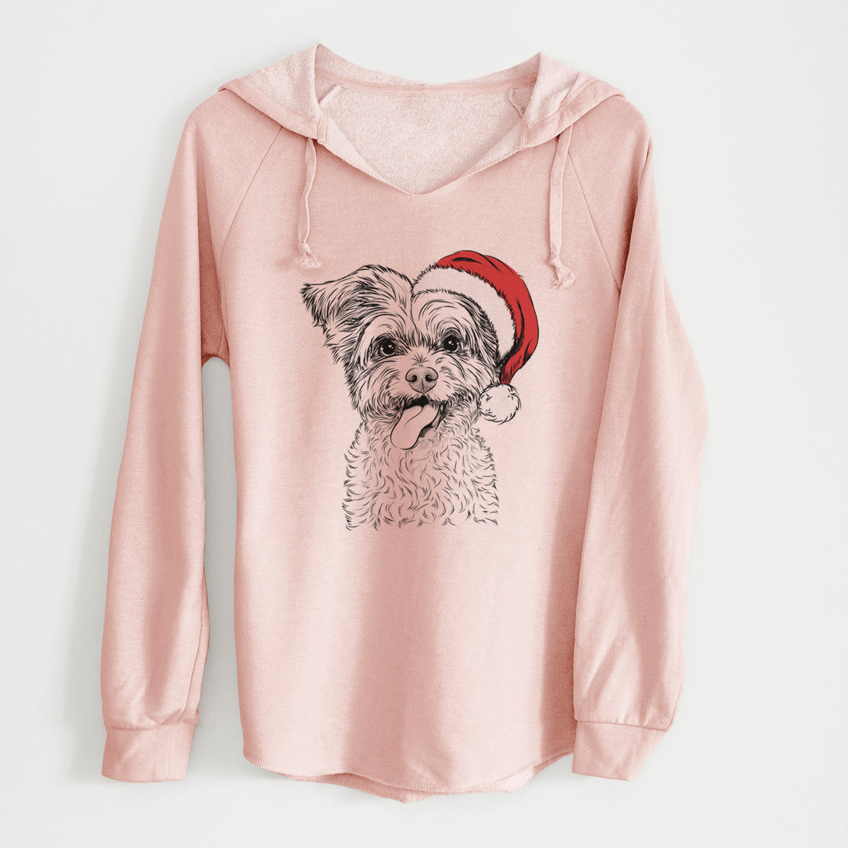 Santa Sweetie the Terrier Mix - Cali Wave Hooded Sweatshirt