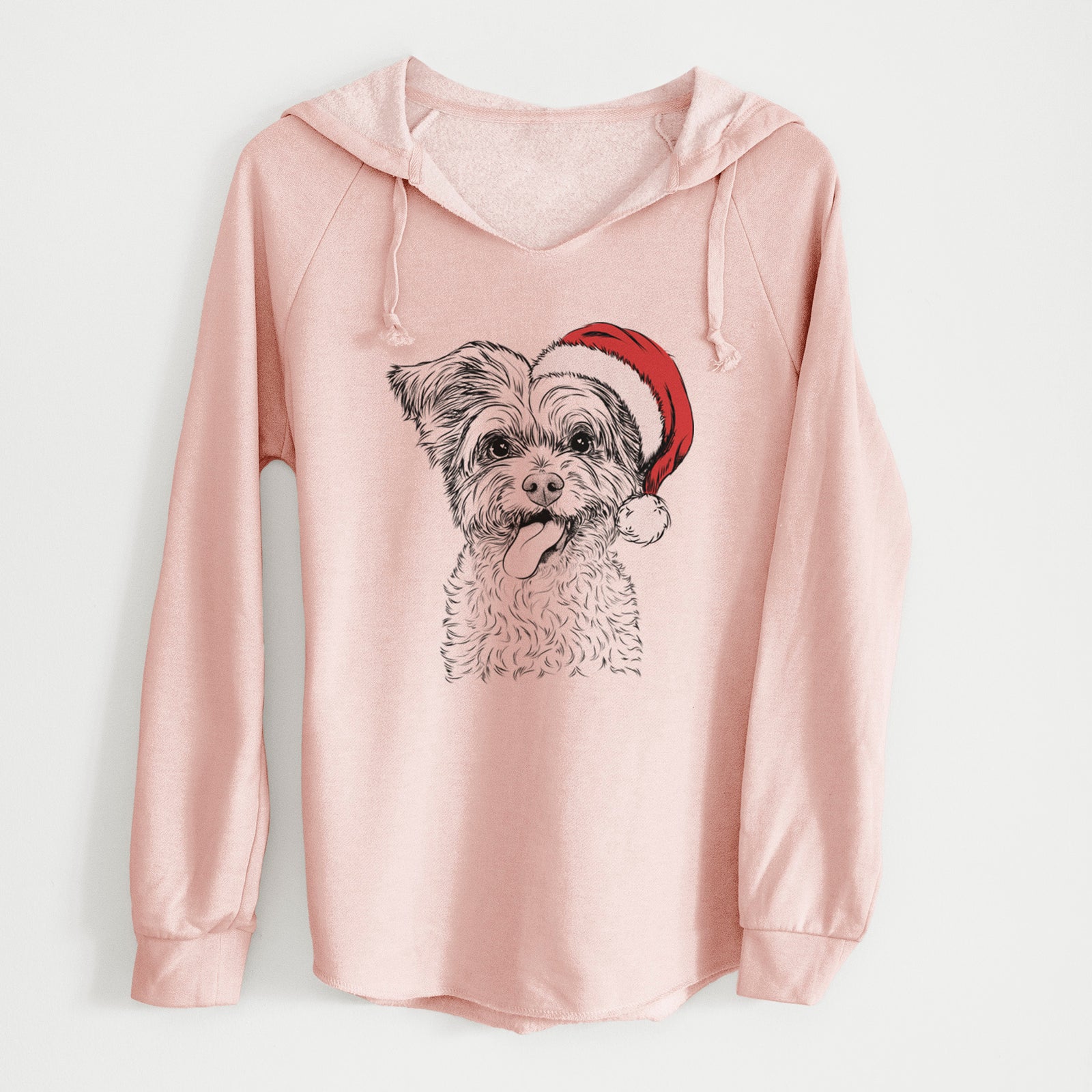 Santa Sweetie the Terrier Mix - Cali Wave Hooded Sweatshirt