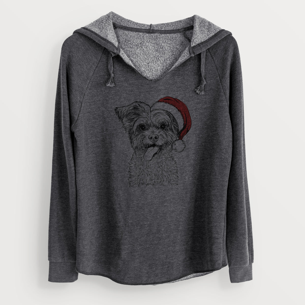 Santa Sweetie the Terrier Mix - Cali Wave Hooded Sweatshirt