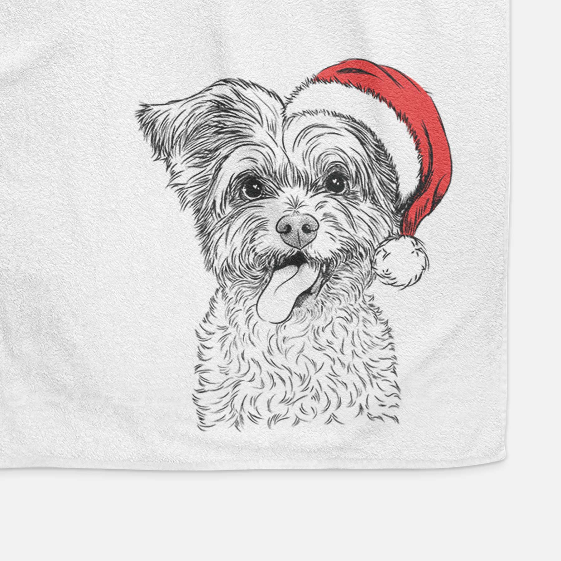 Sweetie the Terrier Mix Decorative Hand Towel