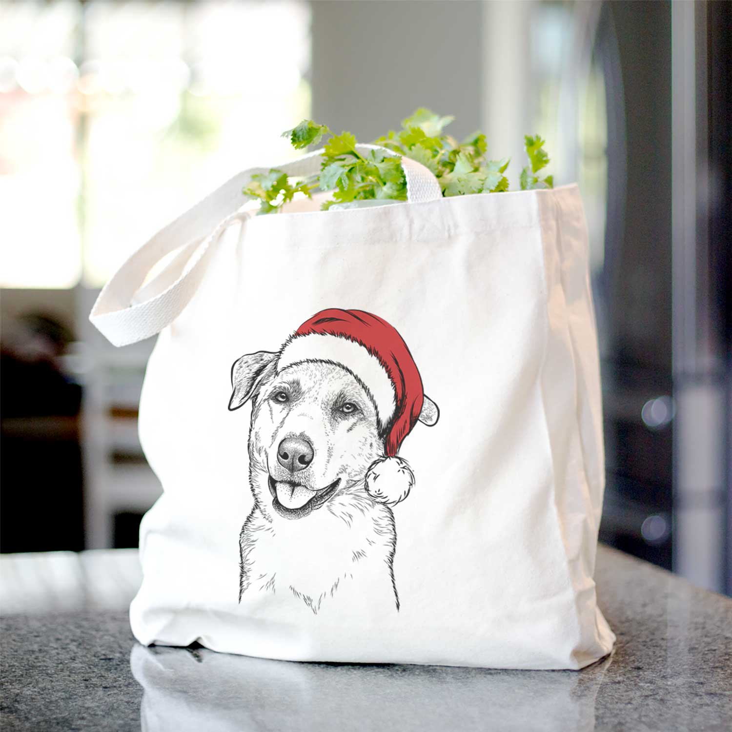 Sydney the Great Pyrenees Australian Shepherd Mix - Tote Bag