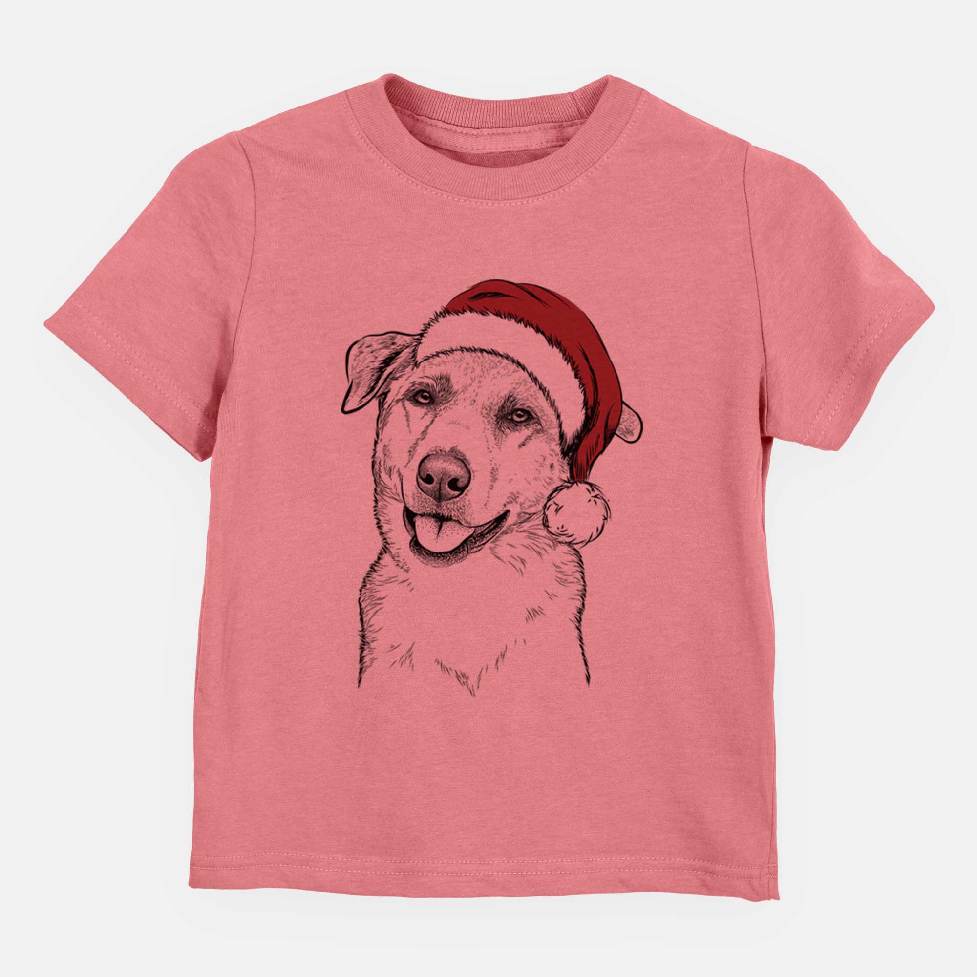 Santa Sydney the Great Pyrenees Australian Shepherd Mix - Kids/Youth/Toddler Shirt