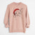 Santa Tabitha the Chihuahua - Unisex Pigment Dyed Crew Sweatshirt