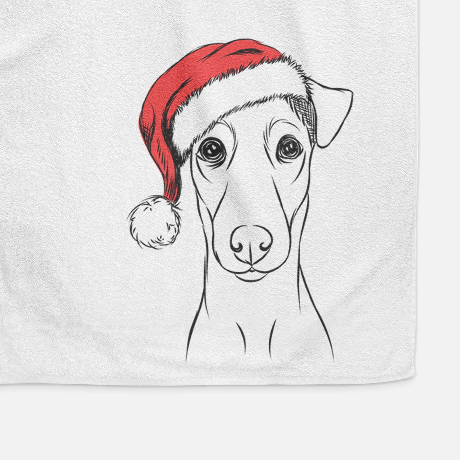 Tanner the Fox Terrier Decorative Hand Towel