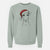 Santa Tanner the Fox Terrier - Unisex Pigment Dyed Crew Sweatshirt