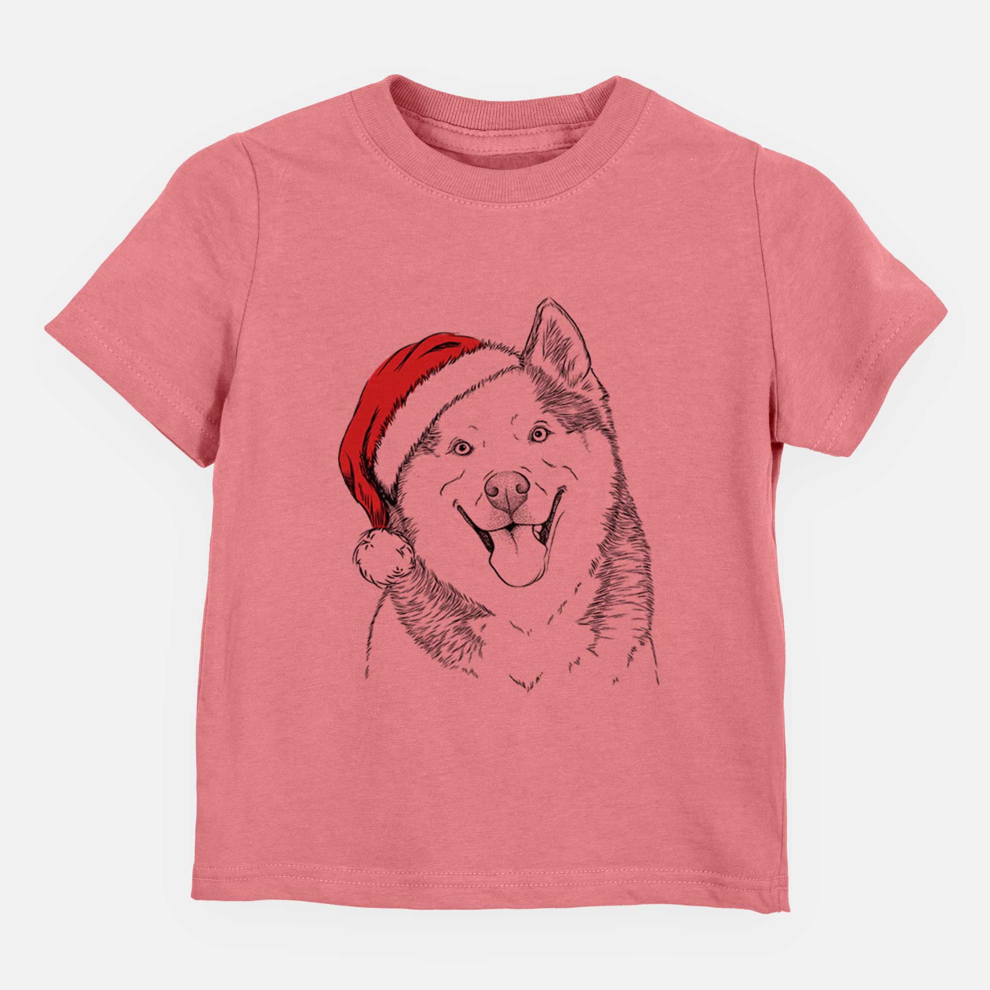 Santa Teak the Siberian Husky - Kids/Youth/Toddler Shirt