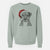 Santa TedE the Mixed Breed - Unisex Pigment Dyed Crew Sweatshirt