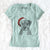 Santa TedE the Mixed Breed - Women's V-neck Shirt