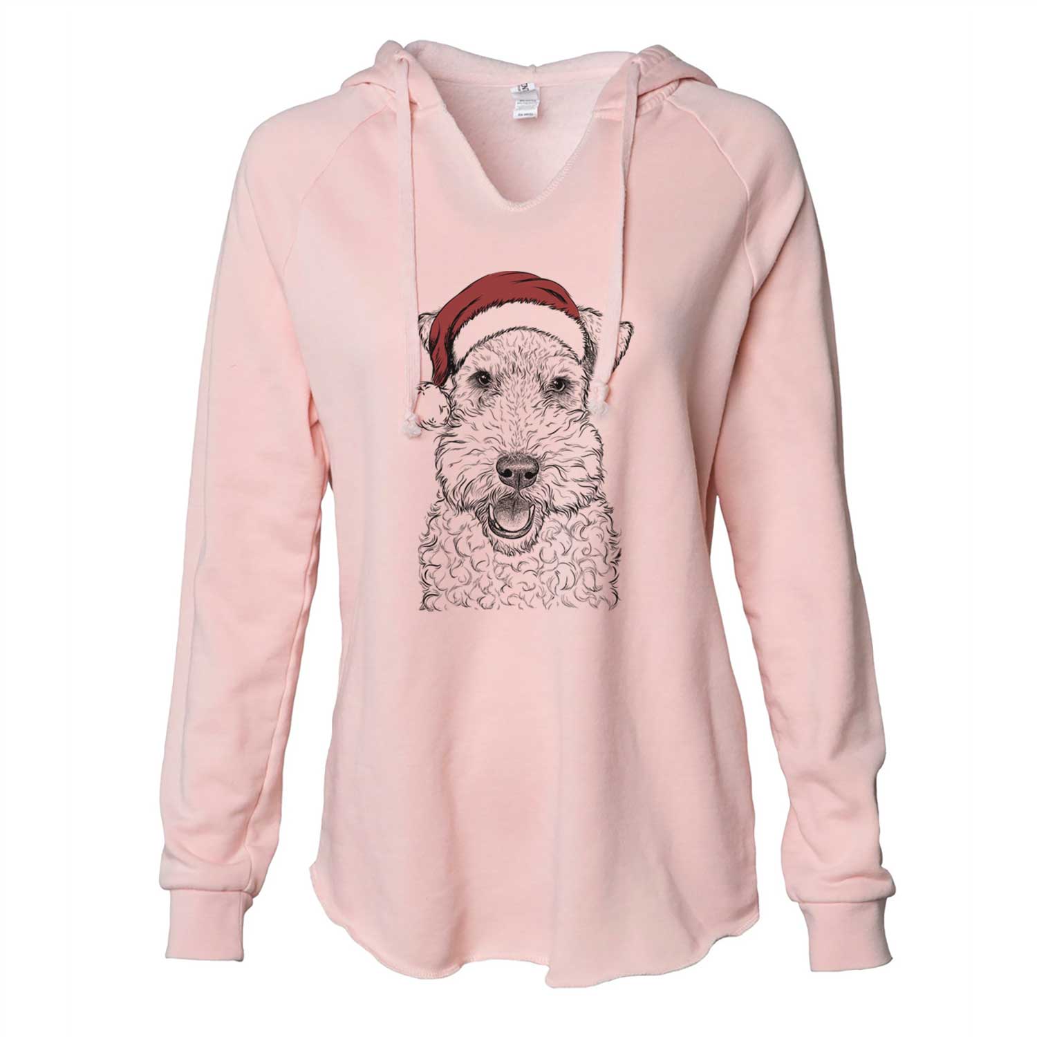 Ted the Wire Fox Terrier - Cali Wave Hooded Sweatshirt