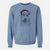 Santa Ted the Wire Fox Terrier - Unisex Pigment Dyed Crew Sweatshirt