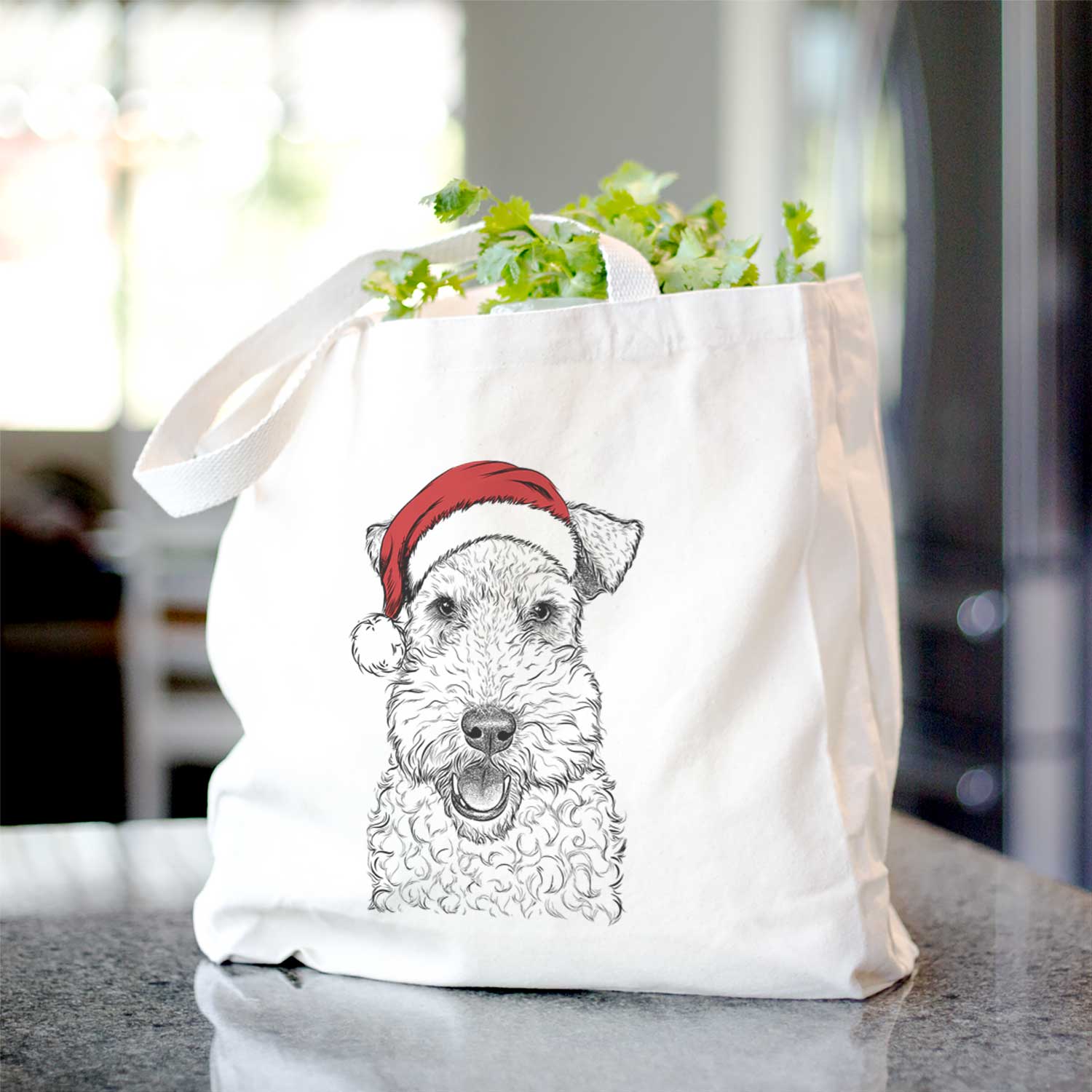 Ted the Wire Fox Terrier - Tote Bag