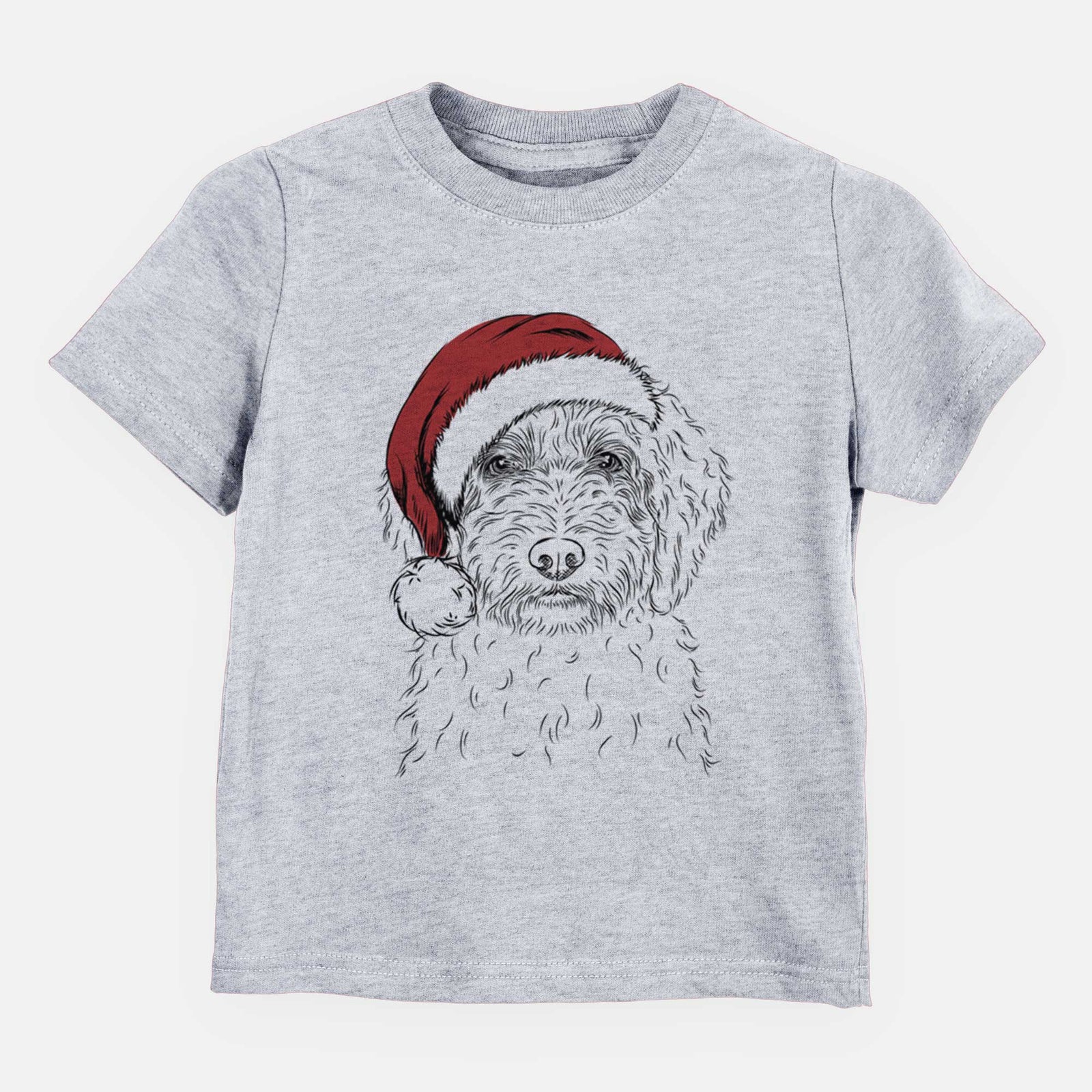 Santa Teddy the Labradoodle - Kids/Youth/Toddler Shirt