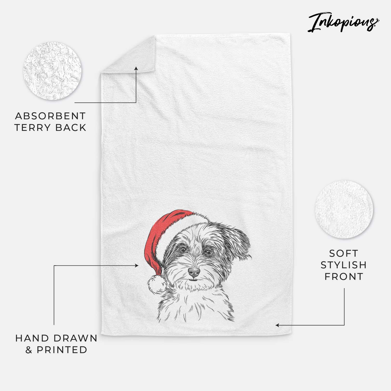 Teddy the Havanese Decorative Hand Towel