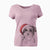 Santa Teddy the Havanese - Women's V-neck Shirt