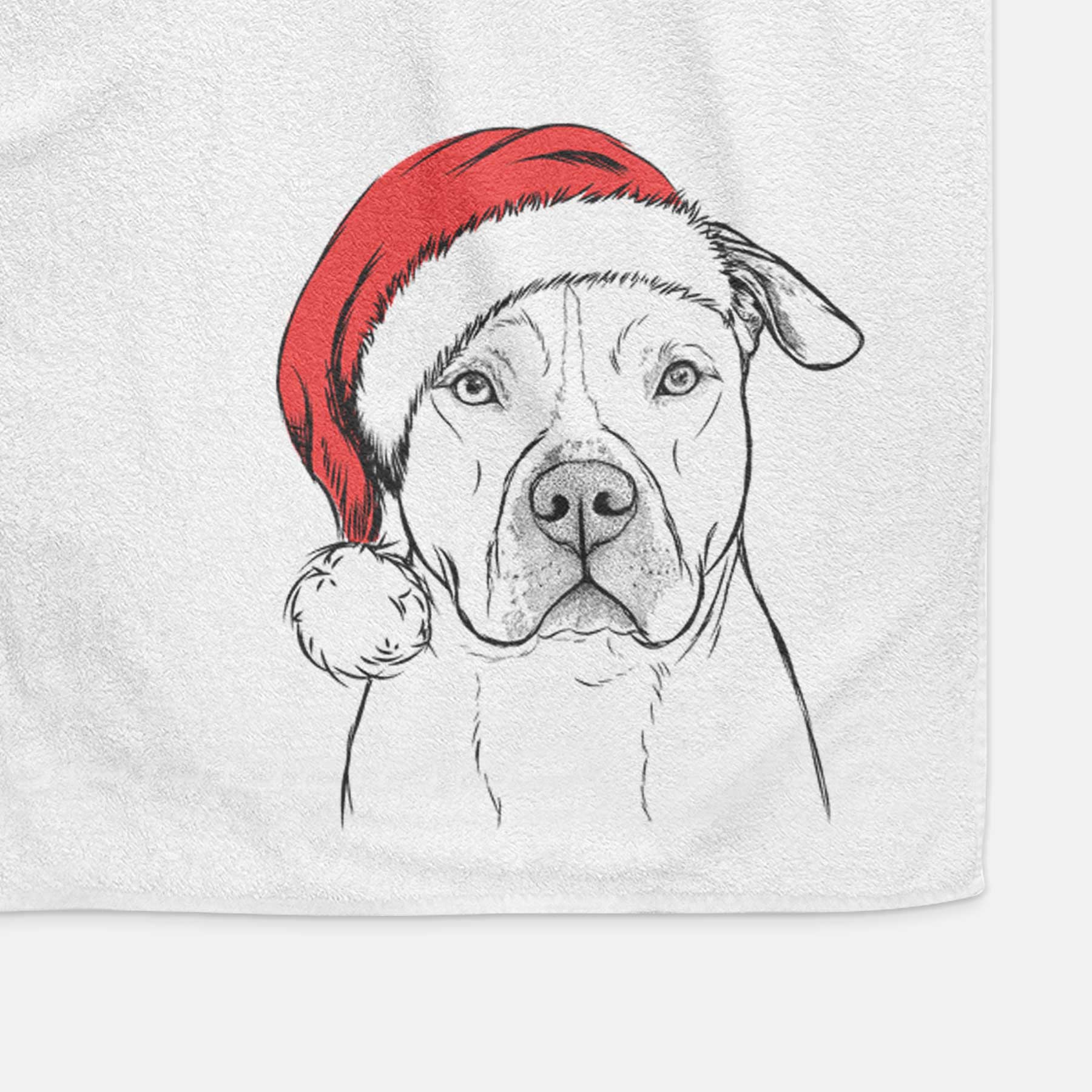 Teddy Jam the Pitbull Decorative Hand Towel