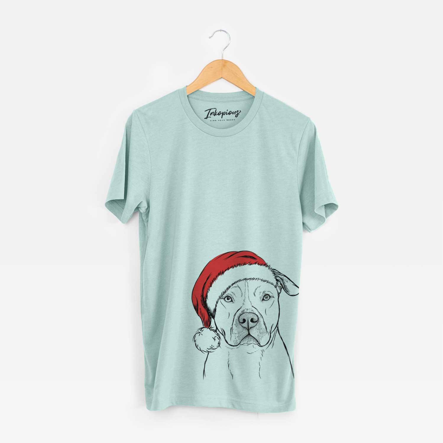 Santa Teddy Jam the Pitbull - Unisex Crewneck